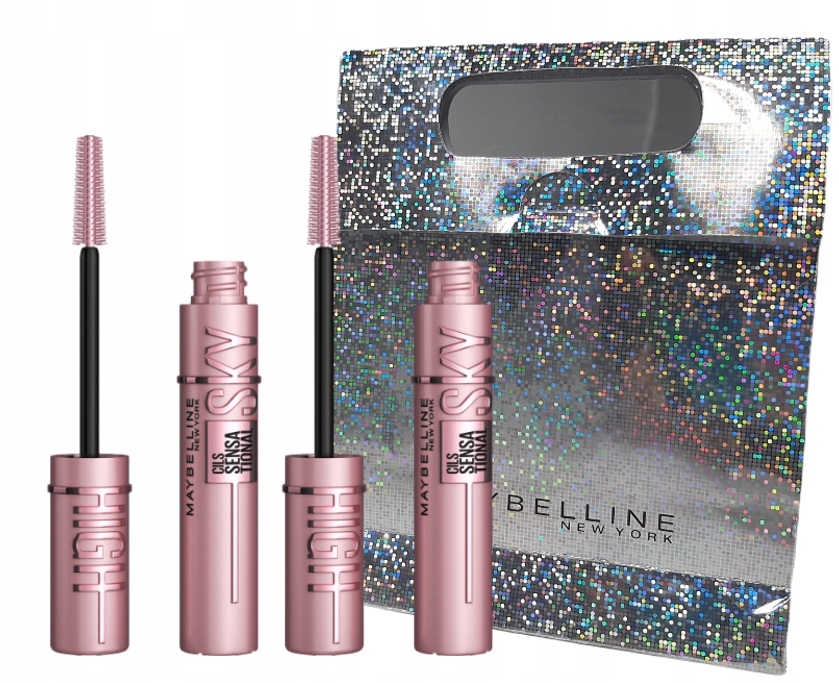 2x Maybelline Sky High Very Black wydłużający tusz do rzęs