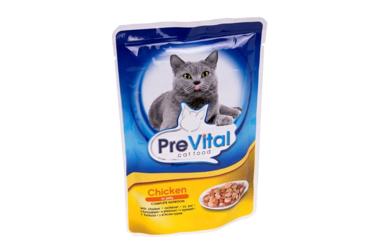 Karma mokra dla kota PREVITAL, kurczak w galaretce 100 g