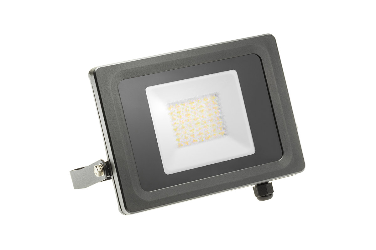 Naświetlacz LED GTV VIPER, 30 W, szary, 1 szt.