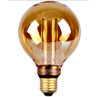 Sanico DecoVintage 317728 żarówka LED 1x4W E27 G95 200Lm bursztynowa