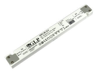 GLP, Zasilacz impulsowy do LED 30W 12V 2.5A DC wymiary: 251x30x16 GTPC-30-S płaski