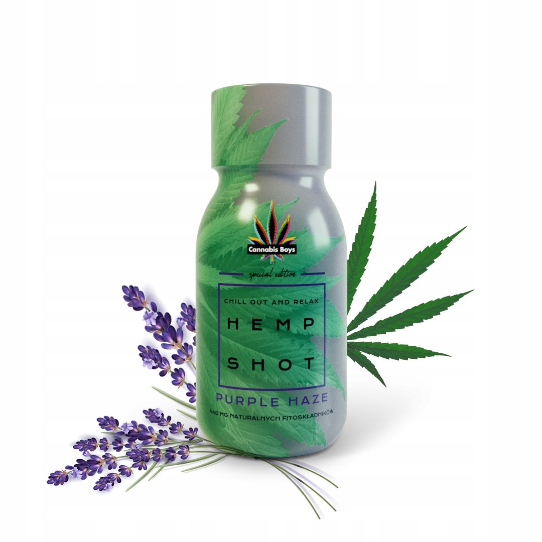 Konopny Buch, Hemp Shot Purple Haze Cannabis Boys, 440 g