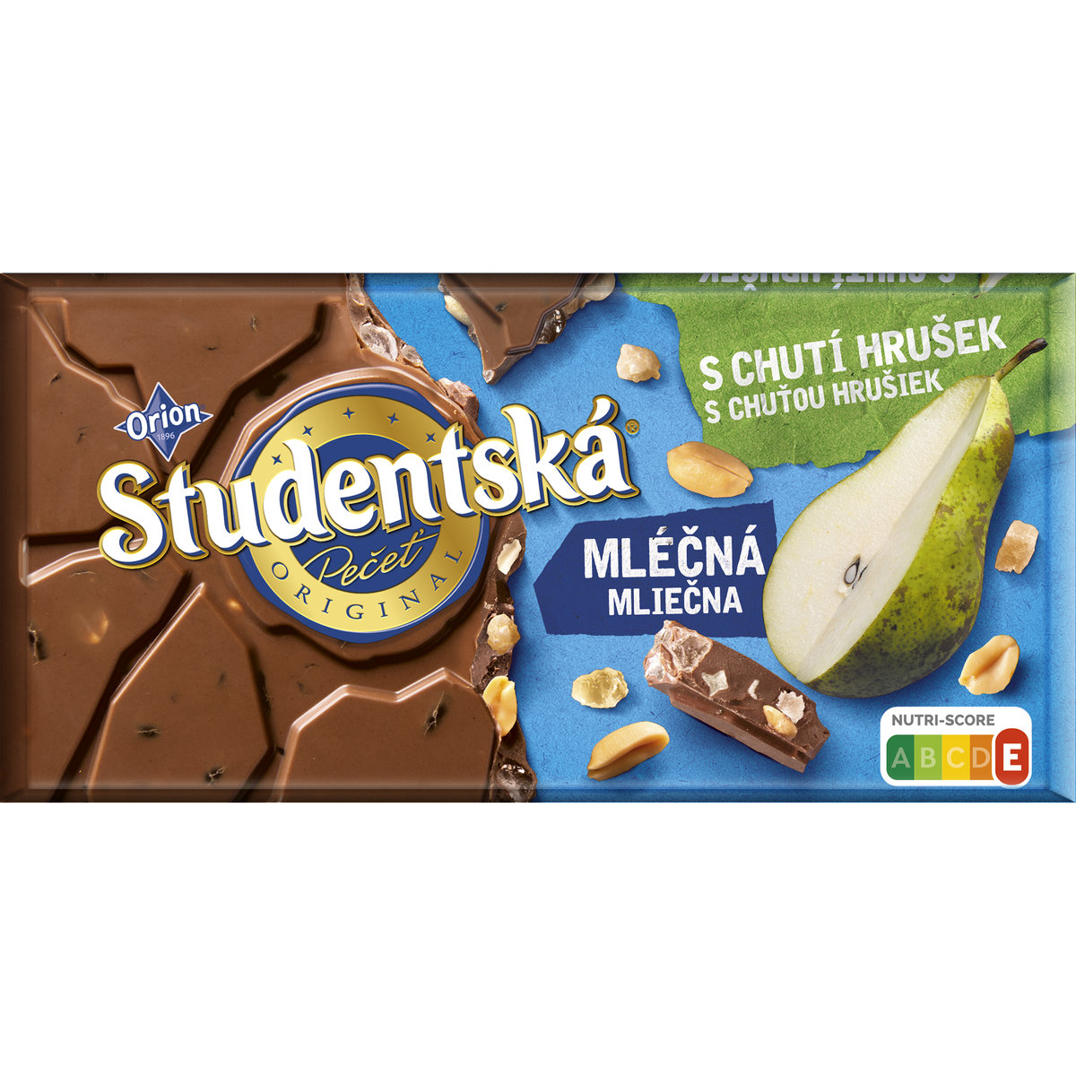 Studentska, Czekolada gruszkowa, 170 g