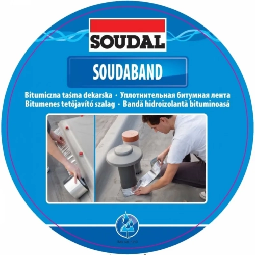 Taśma dekarska samouszczelniająca Soudal Soudaband srebrna 22,5cmx10m