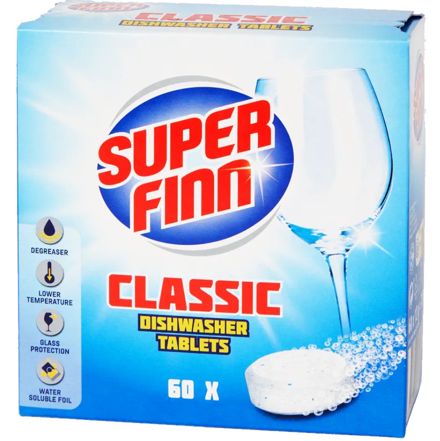 Tabletki do zmywarki Superfinn Classic 60 szt.