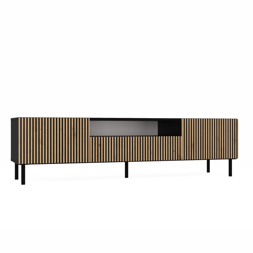 SZAFKA RTV 160 KAMA SLIM LAMELE ARTISAN