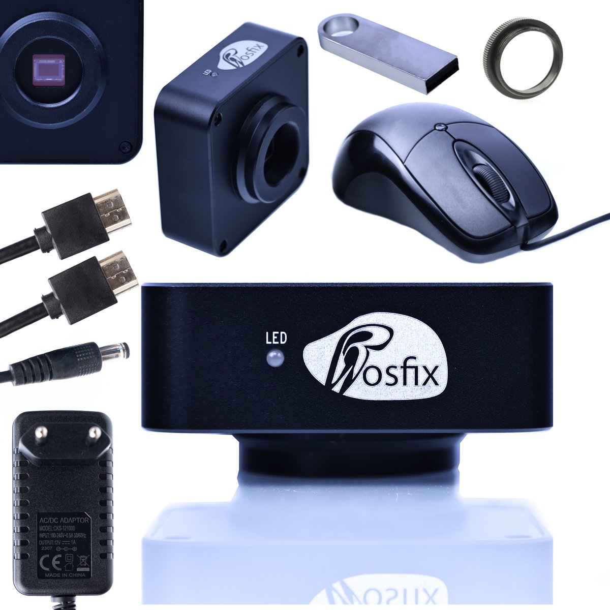 KAMERA DO MIKROKSOPU SONY ROSFIX GEMINI PRO Z FUNKCJĄ POMIARU C-MOUNT CMOS