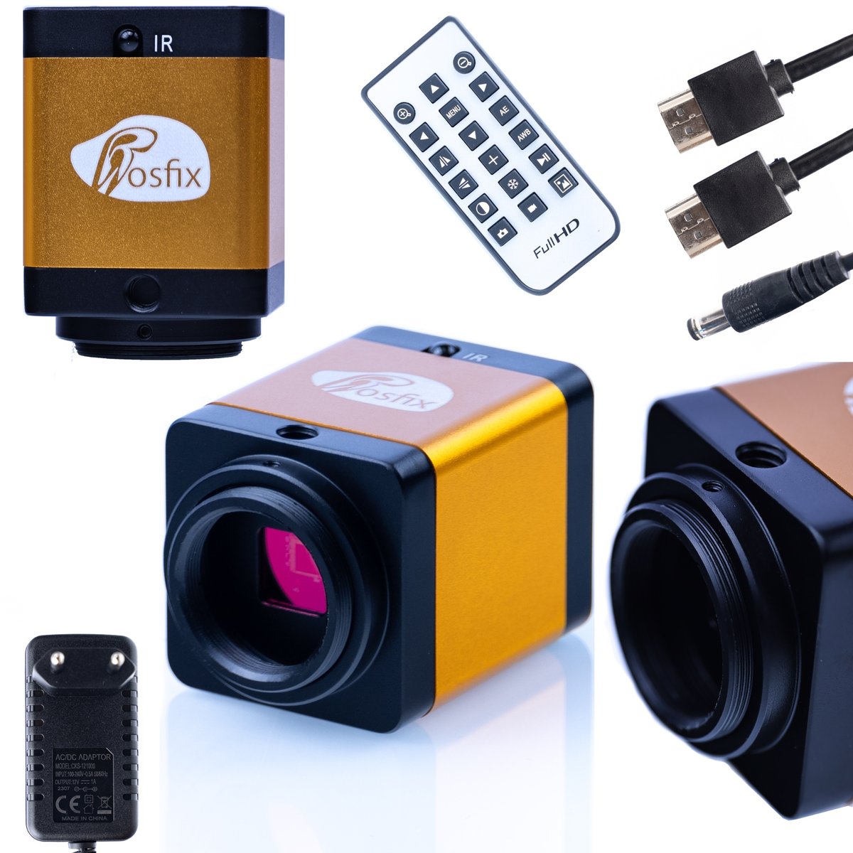 KAMERA DO MIKROSKOPU STEREOSKOPOWEGO CYFROWEGO CMOUNT CMOS 12MP ROSIFX HDMI
