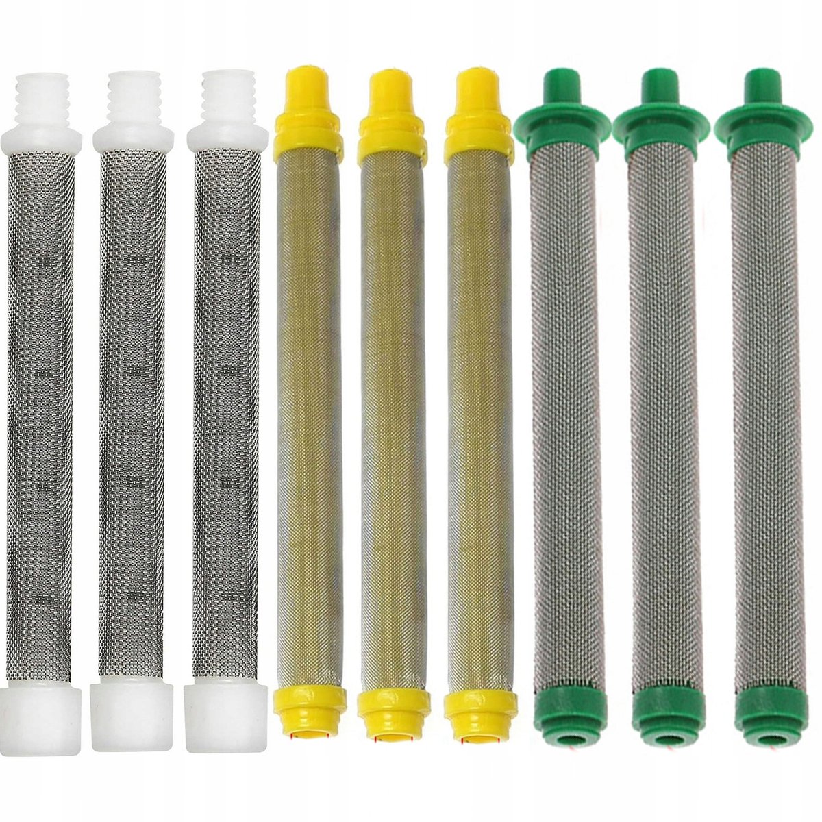 9X FILTR PALUSZKOWY 30 60 100 MESH DO AGREGATU PISTOLET MALARSKI AGREGAT XL