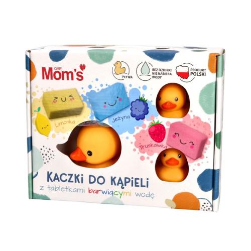 HENCZ TOYS Mom's Care Kaczki do kąpieli z tabletkami barwiącymi wodę