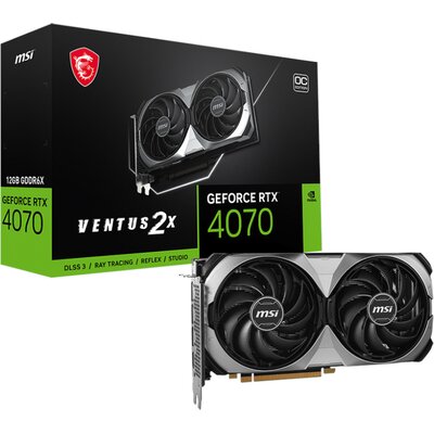 MSI GeForce RTX 4070 VENTUS 2X E OC 12GB GDDR6X 192bit RTX4070VENTUS2XE12GOC