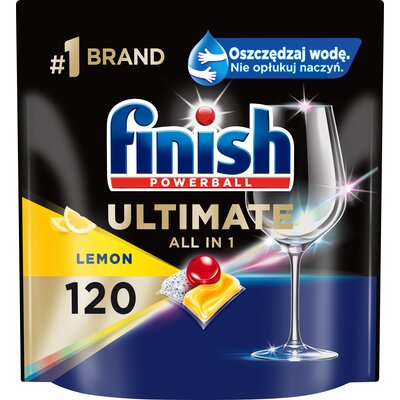 Kapsułki do zmywarki FINISH Powerball Ultimate All in 1 Lemon - 120 szt.