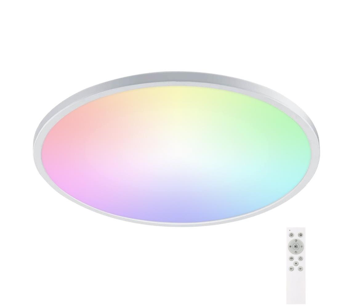 Aigostar-LED RGB Ściemnialne oświetlenie łazienkowe LED/24W/230V śr. 42cm IP44+pilot