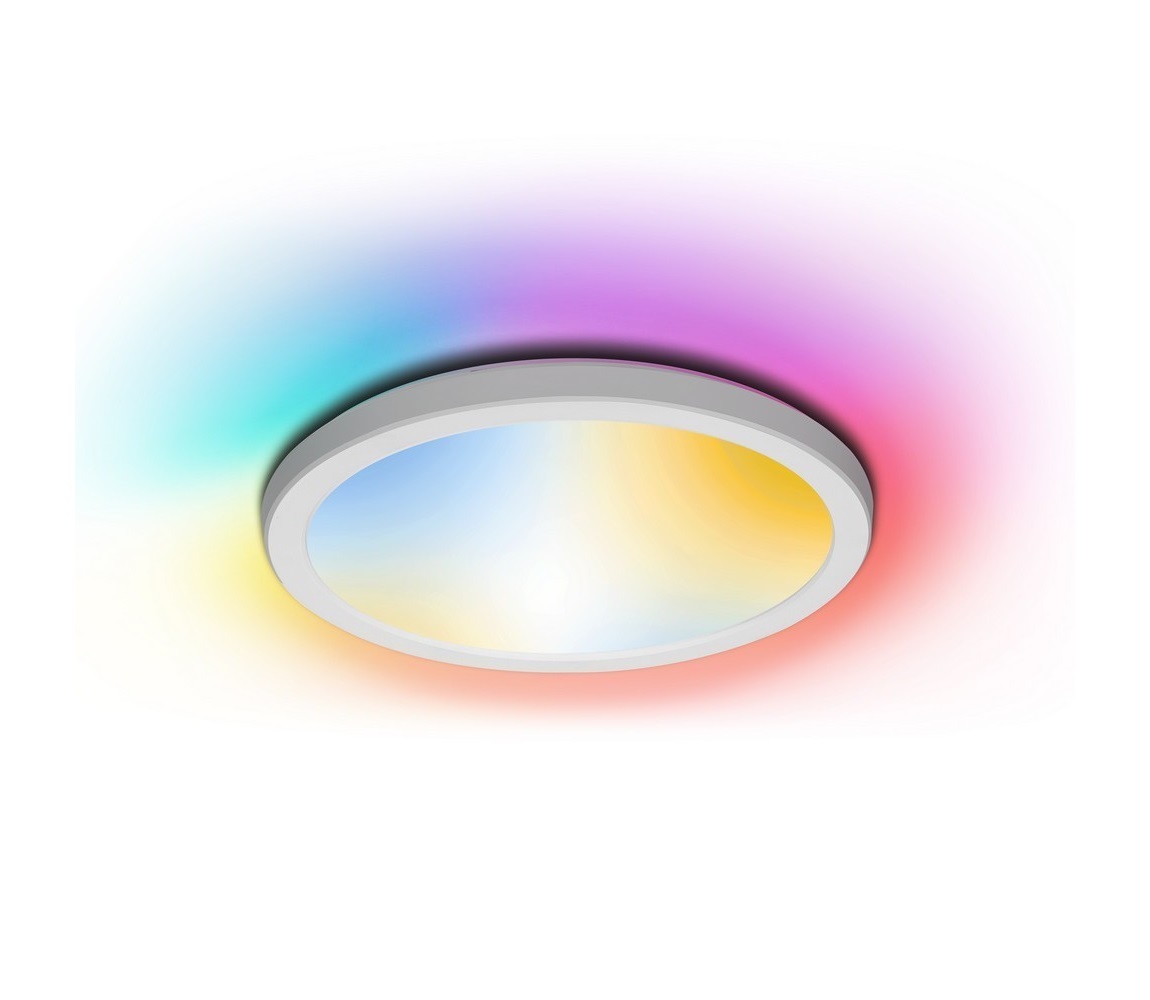 Aigostar-LED RGB Ściemnialne oświetlenie łazienkowe LED/18W/230V śr. 30 cm IP44+pilot