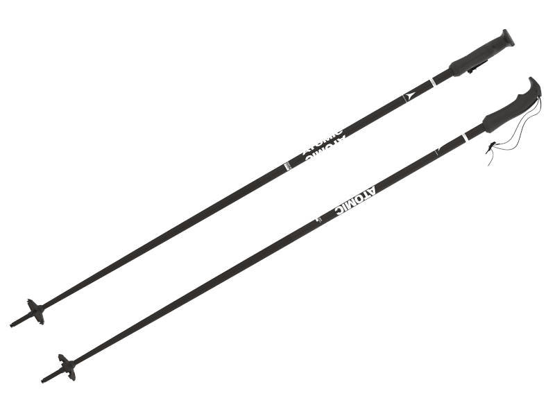 ATOMIC, Kijki narciarskie, AMT Black 2021, czarny, 115cm