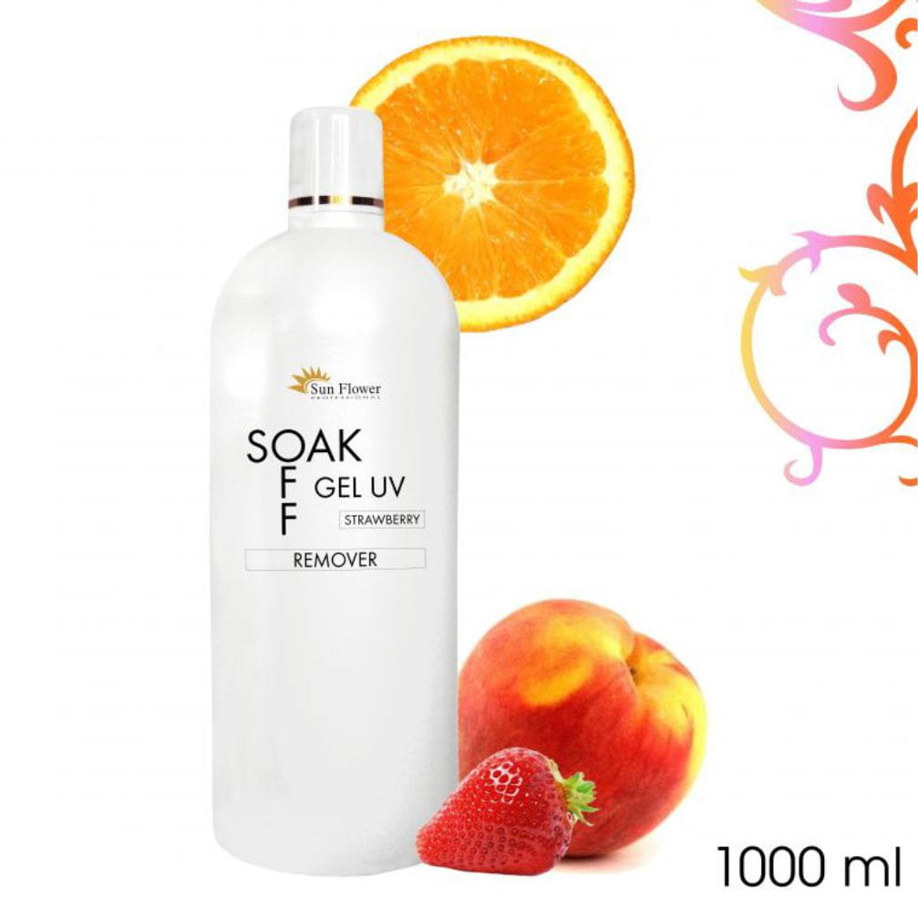 Soak Off UV Gel Remover 1000 ml - Zmywacz Lakieru Hybrydowego