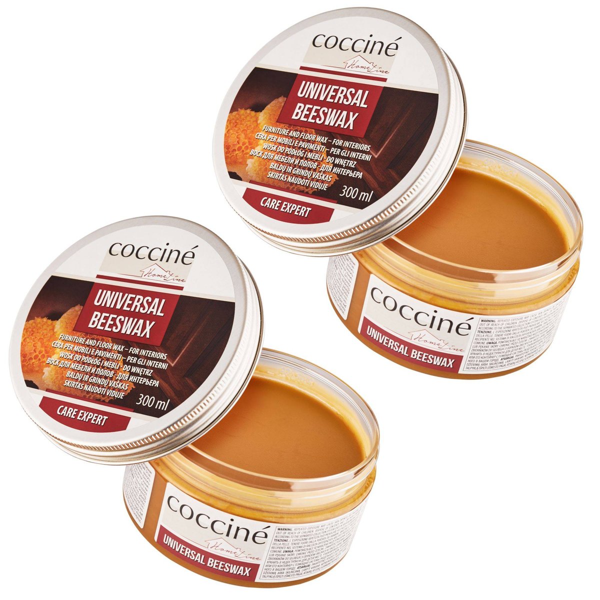 2x COCCINE BEESWAX WOSK DO MEBLI I PODŁÓG 300 ml