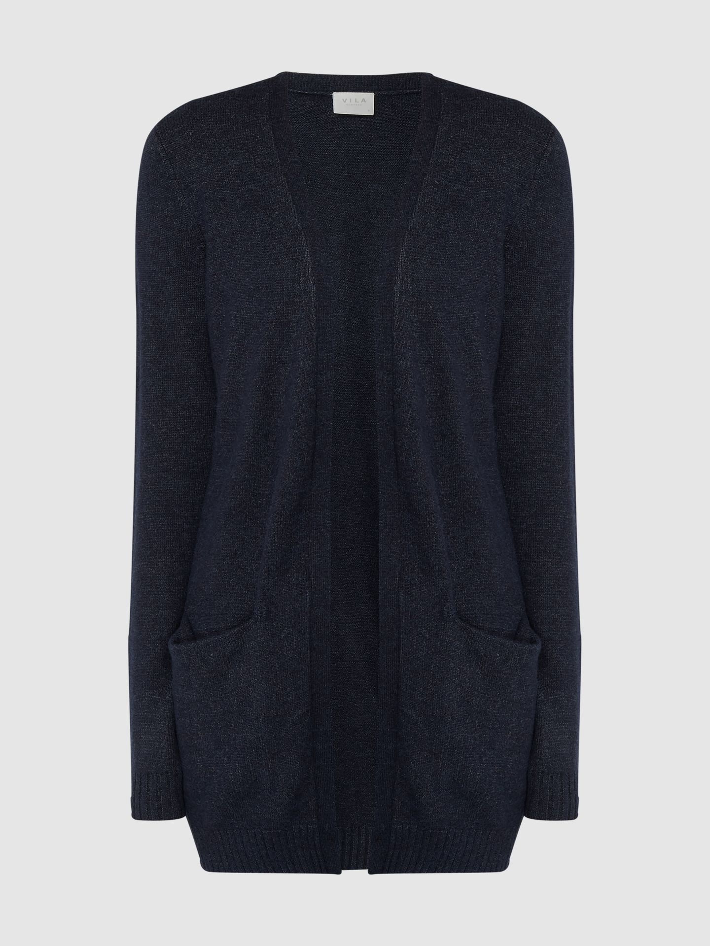 Długi kardigan melanżowy