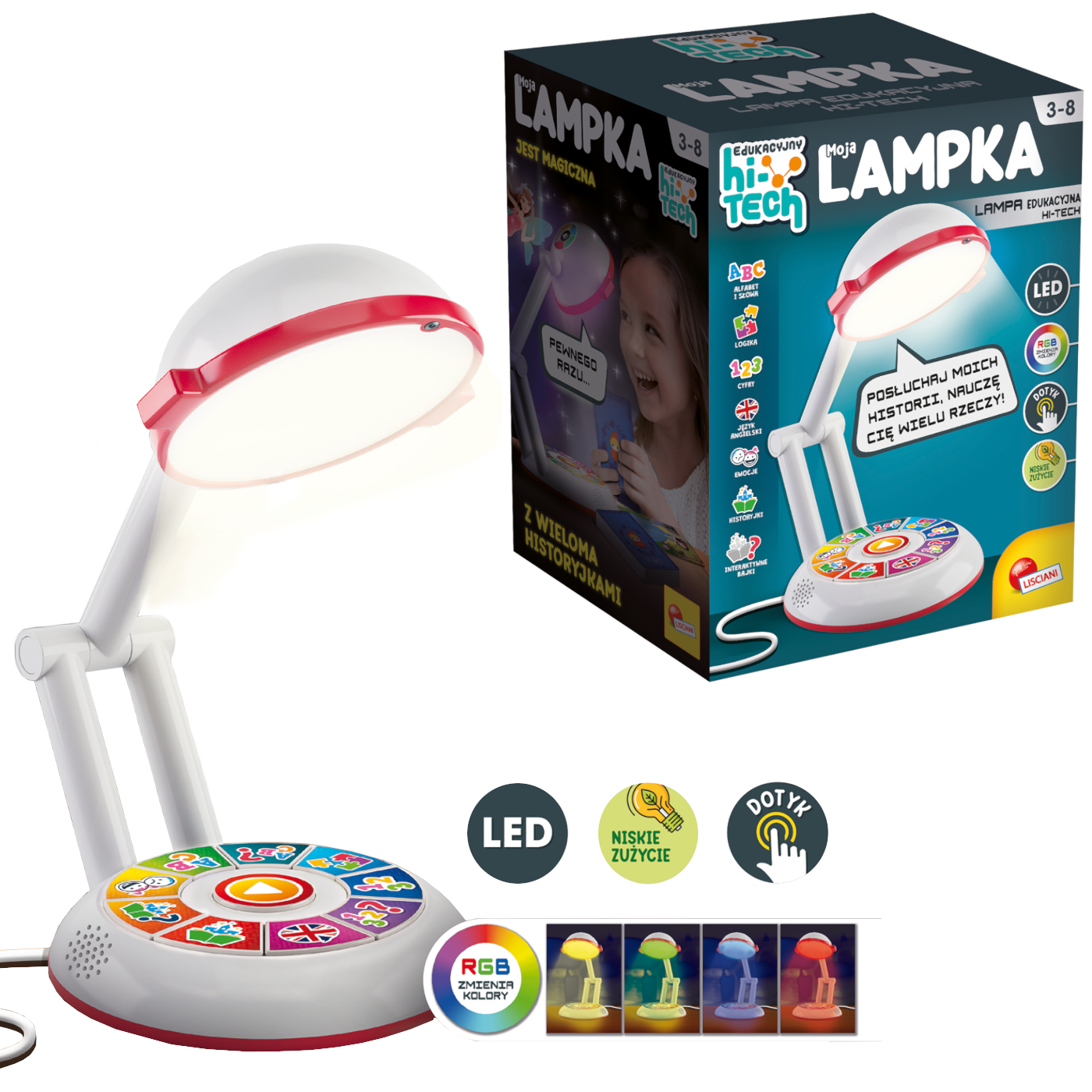 LISCIANI Hi-Tech Moja lampka edukacyjna