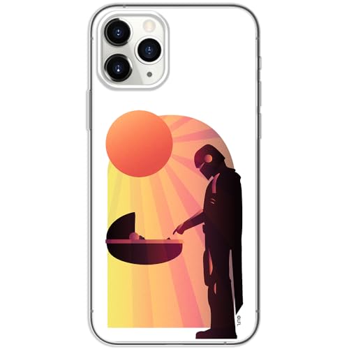 ERT GROUP etui na telefon Iphone 11 PRO, case oryginalny i oficjalnie licencjonowany przez Star Wars, wzór Baby Yoda 031, optymalnie dopasowane, plecki z TPU