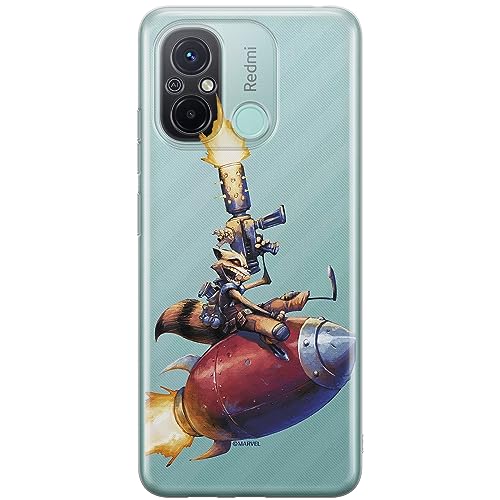 Etui Rocket 007 Marvel Nadruk częściowy Przeźroczysty Producent: Xiaomi, Model: REDMI 12C/ REDMI 11A