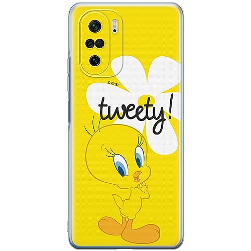 ERT GROUP etui na telefon Xiaomi MI 11i/ REDMI K40/K40 PRO/POCO F3/ F3 PRO, case oryginalny i oficjalnie licencjonowany przez Looney Tunes, wzór Tweety 005, optymalnie dopasowane, plecki z TPU