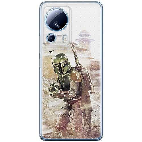 Etui Boba Fett 001 Star Wars Nadruk pełny Biały Producent: Xiaomi, Model: 13 LITE/ CIVI 2