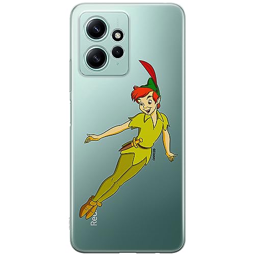 ERT GROUP etui na telefon Xiaomi REDMI NOTE 12 4G, case oryginalny i oficjalnie licencjonowany przez Disney, wzór Peter Pan 001, optymalnie dopasowane, plecki z TPU częściowo przeźroczyste