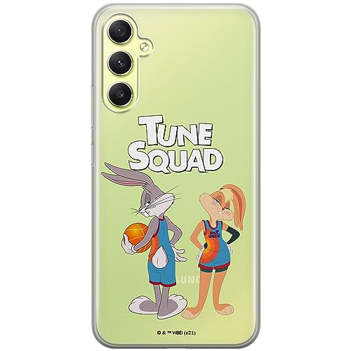 ERT GROUP etui na telefon Samsung A34 5G, case oryginalny i oficjalnie licencjonowany przez Looney Tunes, wzór Space Jam 022, optymalnie dopasowane, plecki z TPU częściowo przeźroczyste