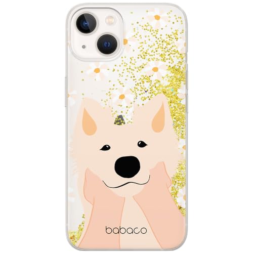 ERT GROUP etui na telefon Apple Iphone 13, case oryginalny i oficjalnie licencjonowany przez Babaco, wzór Dogs 010, optymalnie dopasowane, z efektem płynnego brokatu