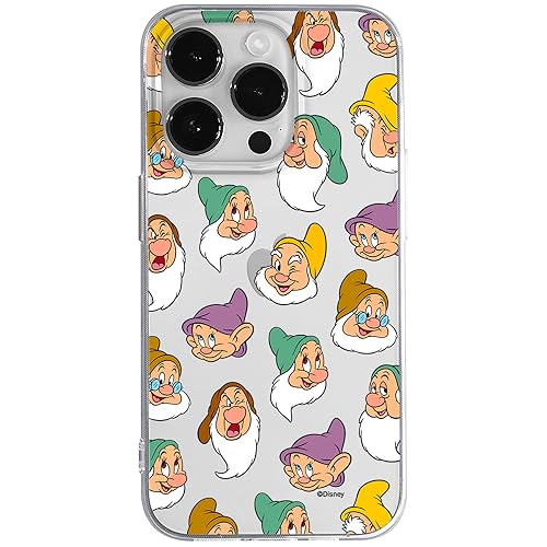 ERT GROUP etui na telefon Iphone 14 PRO MAX, case oryginalny i oficjalnie licencjonowany przez Disney, wzór Snow White & 7 Dwarfs 015, optymalnie dopasowane, plecki z TPU częściowo przeźroczyste