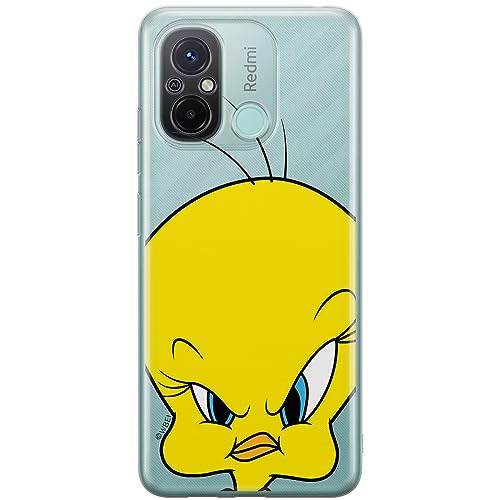 ERT GROUP etui na telefon Xiaomi REDMI 12C/ REDMI 11A, case oryginalny i oficjalnie licencjonowany przez Looney Tunes, wzór Tweety 002, optymalnie dopasowane, plecki z TPU częściowo przeźroczyste