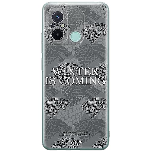 ERT GROUP etui na telefon Xiaomi REDMI 12C/ REDMI 11A, case oryginalny i oficjalnie licencjonowany przez Game of Thrones, wzór 019, optymalnie dopasowane, plecki z TPU