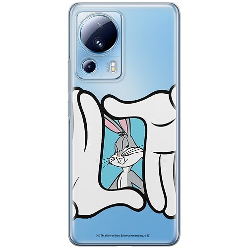 ERT GROUP etui na telefon Xiaomi 13 LITE/CIVI 2, case oryginalny i oficjalnie licencjonowany przez Looney Tunes, wzór Bugs 025, optymalnie dopasowane, plecki z TPU częściowo przeźroczyste