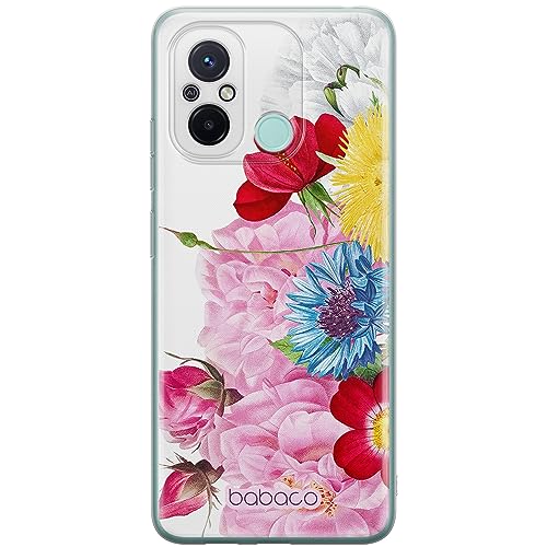 ERT GROUP etui na telefon Xiaomi REDMI 12C/ REDMI 11A, case oryginalny i oficjalnie licencjonowany przez Babaco, wzór Flowers 056, optymalnie dopasowane, plecki z TPU