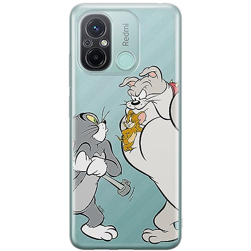 ERT GROUP etui na telefon Xiaomi REDMI 12C/ REDMI 11A, case oryginalny i oficjalnie licencjonowany przez Tom & Jerry, wzór 001, optymalnie dopasowane, plecki z TPU częściowo przeźroczyste