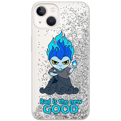 ERT GROUP etui na telefon Apple Iphone 13, case oryginalny i oficjalnie licencjonowany przez Disney, wzór Hades 001, optymalnie dopasowane, z efektem płynnego brokatu
