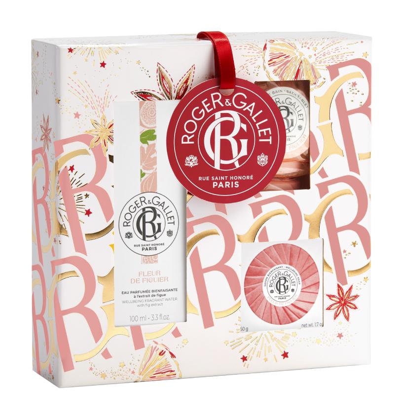 Roger&Gallet Figa (Woda 100ml + Mydło 50g + Kule do kąpieli 3x25g)