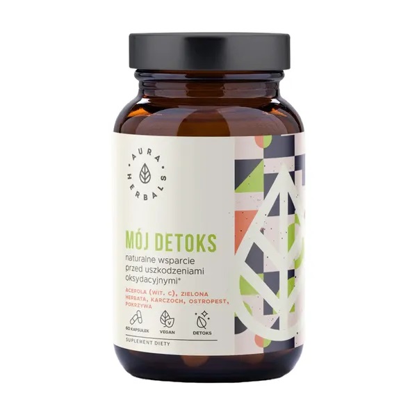 AURA HERBALS Mój detoks, 60kaps.