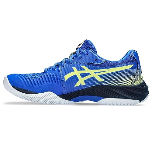 ASICS Netburner Ballistic FF 3, Illusion Blue Glow Yellow, 42 EU