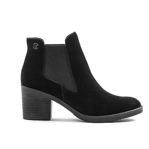CHATTAWAK damskie 10texasblack37 botki, czarne, 37 EU, czarny, 37 EU