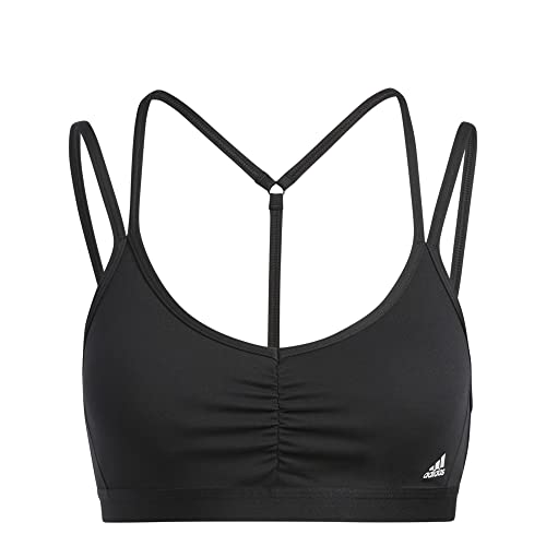 adidas Damski biustonosz sportowy Yo ESS Ls, czarny, L, czarny, L