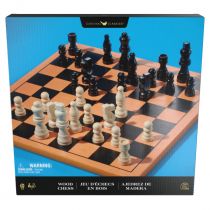 Gra Drewniane szachy 6065335 Spin Master