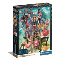 Puzzle 1000 Compact Anime One Piece Clementoni