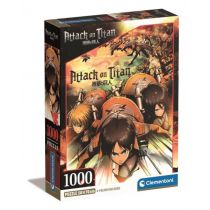 Puzzle 1000 Compact Anime Attack on Titans Clementoni