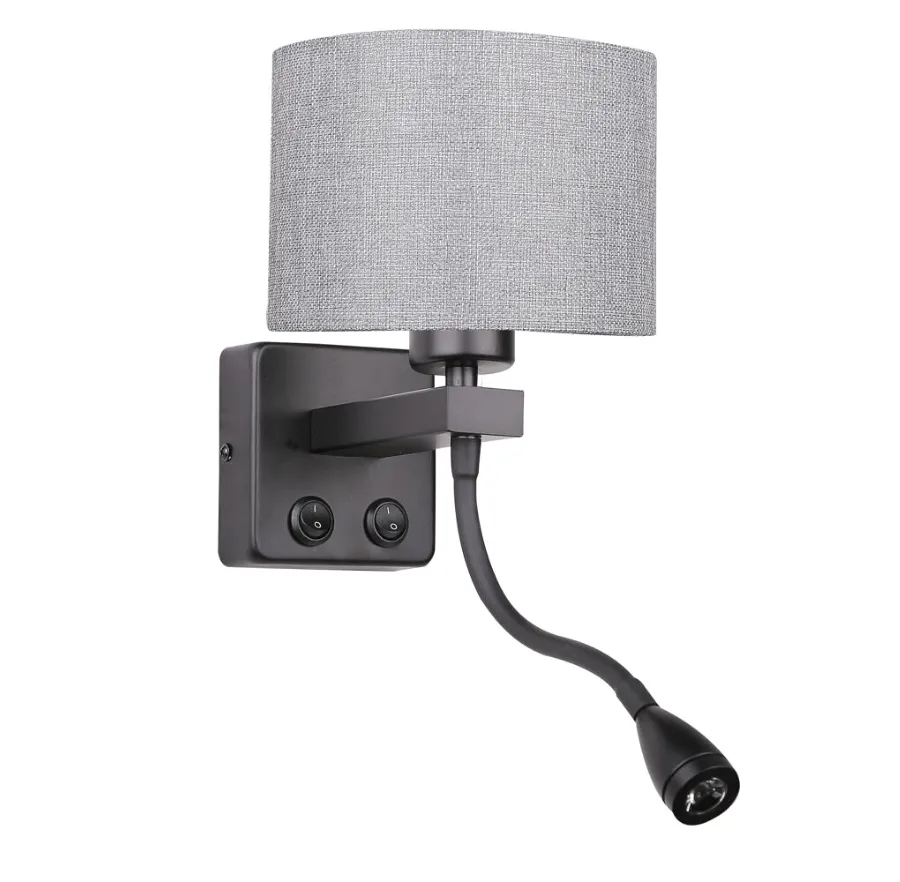 Czarna lampka nocna - K239 S0-D65