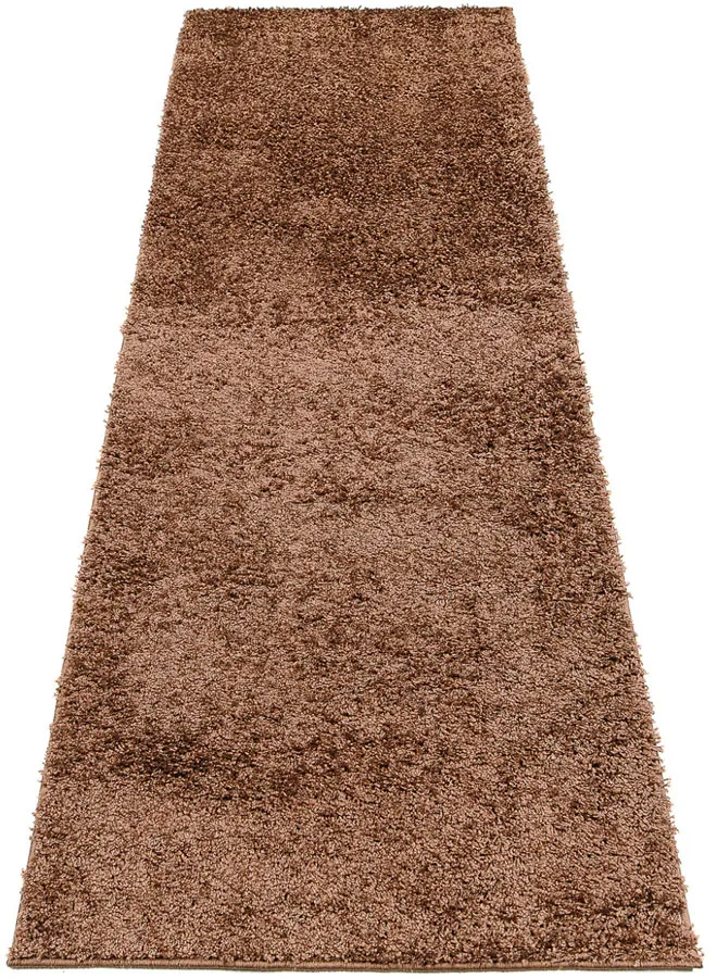 Ciemnobrązowy chodnik włochacz na metry G4-B20