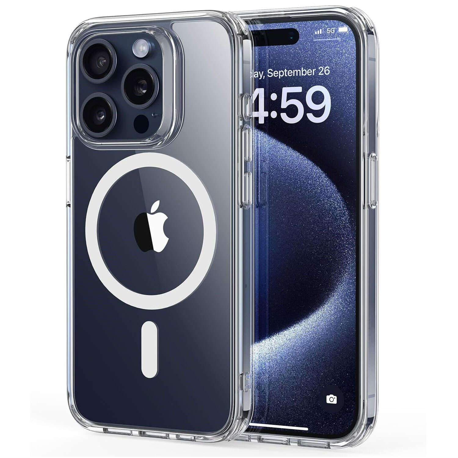 Zdjęcia - Etui Alogy  do iPhone 15 Pro MagSafe obudowa Hybrid Case Cover Shock Clear 