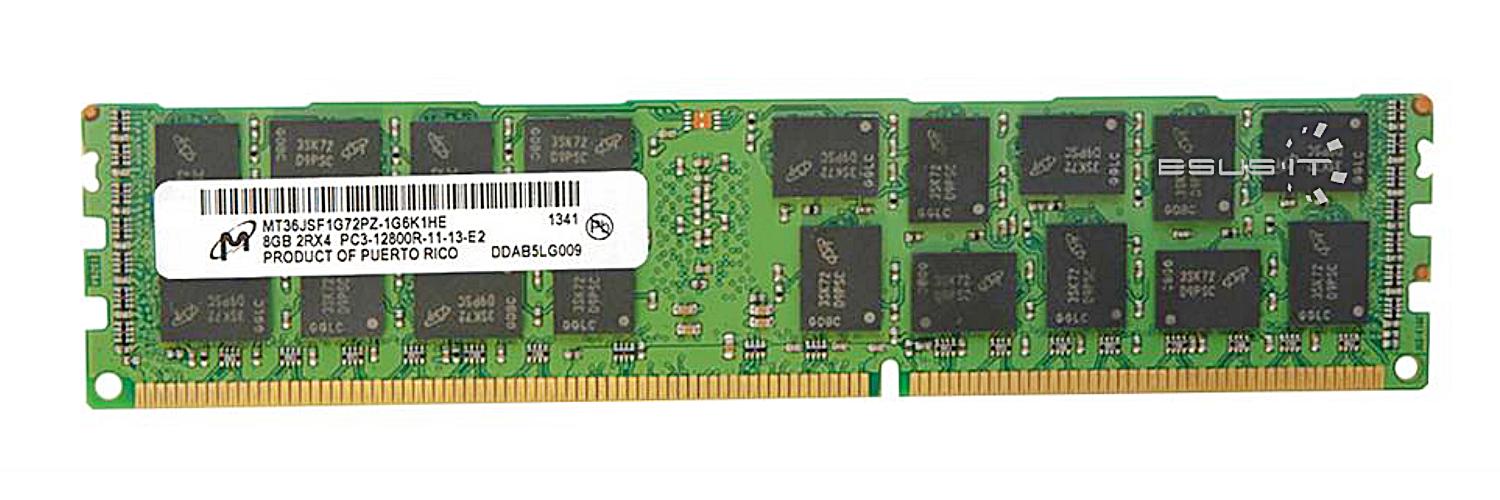 Pamięć RAM 1x 8GB Micron ECC REGISTERED DDR3  1600MHz PC3-12800 RDIMM | MT36JSF1G72PZ-1G6