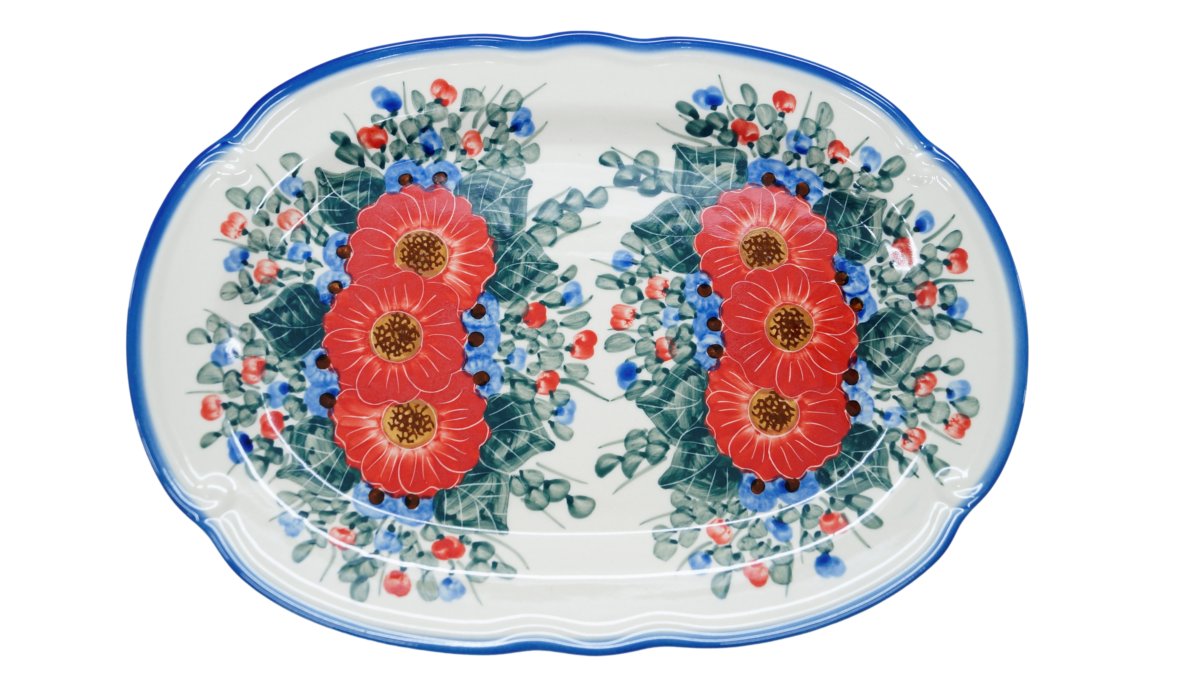 Ceramiczny półmisek owalny Ceramika Bolesławiec